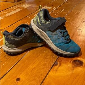 Merrell Kids' Teal and Lime Sneakers
